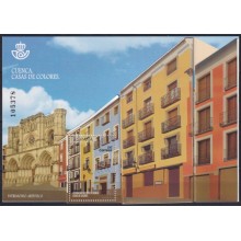 F-EX63779 ESPAÑA SPAIN MNH 2018 ARCHITECTURE CASAS DE COLORES SPECIAL TEXTURE.
