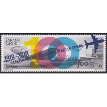 F-EX63931 ESPAÑA SPAIN MNH 2019 CENTENARIAL OF AIR SERVICE AVION AIRPLANE.