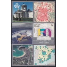 F-EX63942 ESPAÑA SPAIN MNH 2020 150º ANNIV NATIONAL GEOGRAPHIC INSTITUTE.