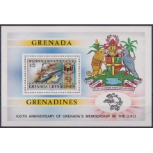 F-EX63361 GRENADA & GRENADINES MNH 1981 UPU CHEMIS DE FER RAILWAY TRAIN LOCOMOTIVE FERROCARRIL.