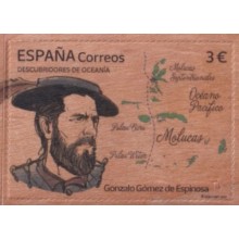 F-EX63951 SPAIN ESPAÑA MNH 2023 WOOD DISCOVERY OF OCEANIA GONZALO GOMEZ ESPINOSA.