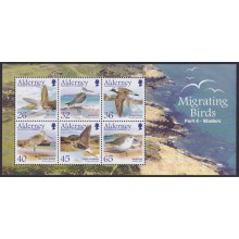 F-EX63796 ALDERNEY UK ENGLAND MH 2002 MIGRATING BIRD PART-4 WADERS AVES.