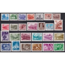 F-EX62769 HUNGARY MNH 1963-72 DEFINITIVE TRANSPORT BUS AUTOMOVIL RAILROAD TRAIN RAILWAYS LOCOMOTIVE FERROCARRIL.