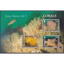 F-EX61841 JERSEY ENGLAND UK USED 2004 MARINE WILDLIFE V FINGERS REEF CORAL.