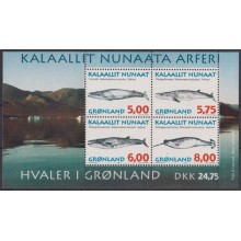 F-EX61844 GREENLAND GRONLAND MNH 1997 MARINE WILDLIFE FISH WHALE.