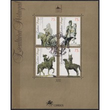 F-EX61224 PORTUGAL USED 1995 ART SCULTURE BLOCK.