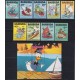 F-EX62786 BARBUDA MNH 1981 WALT DISNEY MICKEY MOUSE MINNIE DONALD DUCK GOOFY.