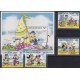 F-EX62789 CAICOS MNH 1984 EASTER WALT DISNEY DONALD DUCK MICKEY MOUSE HORACE.