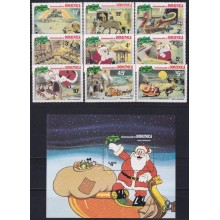 F-EX62792 DOMINICA MNH 1981 CHRISTMAS WALT DISNEY SANTA CLAUS TALES.