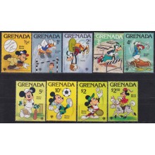 F-EX62797 GRENADA MNH 1979 SPORT WALT DISNEY DONALD DUCK MICKEY MOUSE GOOFY.