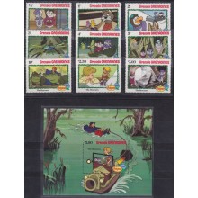 F-EX62812 GRENADA & GRENADINES MNH 1982 CHRISTMAS WALT DISNEY THE RESCUERS.