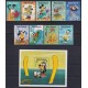 F-EX62833 TURK & CAICOS MNH 1979 WALT DISNEY DONALD DUCK MICKEY MOUSE GOOFY MINNIE.