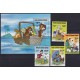 F-EX62840 TURKS & CAICOS MNH 1981 EASTER WALT DISNEY MICKEY MOUSE DONALD DUCK PLUTO GOOFY.