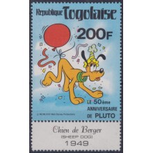 F-EX62994 TOGO MNH 1984 WALT DISNEY 50th ANNIV DONALD DUCK.