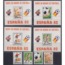 F-EX64277 SENEGAL MNH 1982 CHAMPIONSHIP SOCCER FOOTBALL.