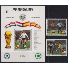 F-EX63644 PARAGUAY MNH 1982 CHAMPIONSHIP SOCCER FOOTBALL.