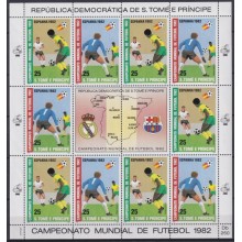 F-EX62286 SAO TOME I PRINCIPE MNH 1982 WORLD CHAMPIONSHIP SOCCER FOOTBALL.