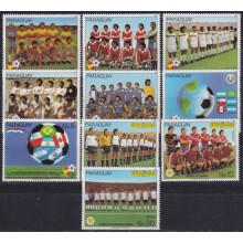F-EX63634 PARAGUAY MNH 1982 WORLD CHAMPIONSHIP SOCCER FOOTBALL.