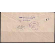 F-EX64412 SPAIN 1948 REGISTERED LINCOLN FIST FLIGHT BARCELONA – NEW YORK USA.