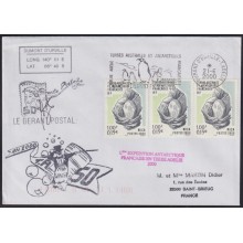 F-EX64611 TAAF FRANCE POLAR ANTARCTIC 2000 DUMONT D´URVILLE STATION 50 EXPEDITION.
