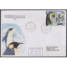 F-EX64610 TAAF FRANCE POLAR ANTARCTIC 2003 DUMONT D´URVILLE STATION 53 EXPEDITION.