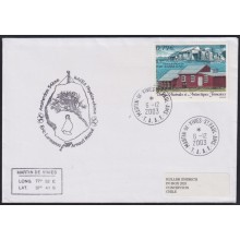 F-EX64622 TAAF FRANCE POLAR ANTARCTIC 2003 MARTIN DE VIVIES STATION 54 EXPEDITION.
