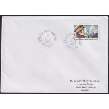 F-EX64601 TAAF FRANCE 2000 DUMONT D´URVILLE REUNION CANCEL.