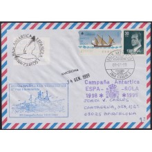 F-EX63684 SPAIN POLAR ANTARCTIC 1999 JUAN CARLOS I STATION 12º CAMPAING HESPERIDES.