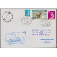 F-EX63689 SPAIN POLAR ANTARCTIC 1999 JUAN CARLOS I STATION 12º CAMPAING HESPERIDES.