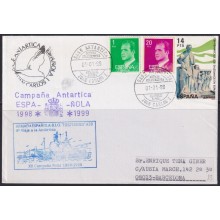 F-EX63664 SPAIN POLAR ANTARCTIC 1999 JUAN CARLOS I STATION 12º CAMPAING HESPERIDES.