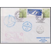 F-EX63674 SPAIN POLAR ANTARCTIC 2001 GABRIEL DE CASTILLA STATION LAS PALMAS SHIP.