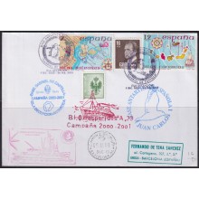 F-EX63668 SPAIN POLAR ANTARCTIC 2001 GABRIEL DE CASTILLA STATION HESPERIDES SHIP.