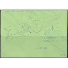 F-EX63662 SPAIN POLAR ANTARCTIC 2002 JUAN CARLOS I STATION REVENUE STAMP SHIP HESPERIDES.