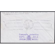 F-EX64434 SPAIN POLAR ANTARCTIC 2003 GABRIEL DE CASTILLA STATION HESPERIDES SHIP.