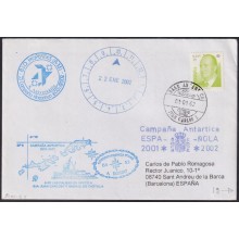 F-EX63683 SPAIN POLAR ANTARCTIC 2002 GABRIEL DE CASTILLA STATION PAQUEBOT SHIP HESPERIDES.