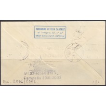F-EX63676 SPAIN POLAR ANTARCTIC 2002 JUAN CARLOS I STATION PAQUEBOT SHIP HESPERIDES.