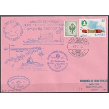 F-EX63661 SPAIN POLAR ANTARCTIC 2002 GABRIEL DE CASTILLA STATION PAQUEBOT SHIP HESPERIDES.