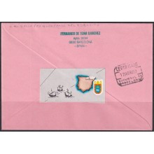F-EX63661 SPAIN POLAR ANTARCTIC 2002 GABRIEL DE CASTILLA STATION PAQUEBOT SHIP HESPERIDES.