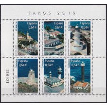 F-EX63657 SPAIN ESPAÑA MNH 2010 LIGHTHOUSE FAROS SPECIAL SHEET.