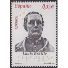 F-EX64382 ESPAÑA SPAIN MNH 2009 LOUIS BRAILE LECTURA INVIDENTES CIEGOS.