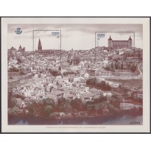 F-EX65001 SPAIN MNH 2014 TOLEDO CITY ARCHITECTURE SPECIAL SHEET.