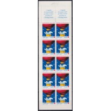 F-EX64353 FRANCE MNH 1996 RED CROSS CARNET BOOKLED NOT FOLDED SNOW.