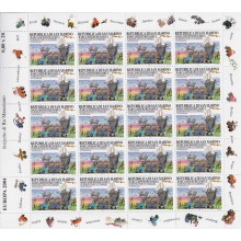 F-EX62273 SAN MARINO MNH 2004 EUROPA CEPT CHILDREN TOYS COMPLETE 25 SHEET.
