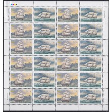 F-EX62260 UCRANIA UKRAINA MNH 2002 OLD SHIP SAILING.