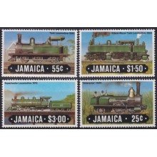 F-EX63392 JAMAICA MNH 1984 RAILWAYS TRAIN LOCOMOTIVE RAILROAD FERROCARRIL.