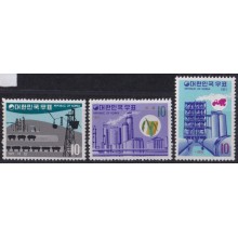 F-EX63544 KOREA MNH 1971 DEVELOPMENT RAILWAYS TRAIN LOCOMOTIVE RAILROAD FERROCARRIL.