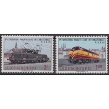 F-EX63547 LUXEMBURG MNH 1966 RAILWAYS TRAIN LOCOMOTIVE RAILROAD FERROCARRIL.