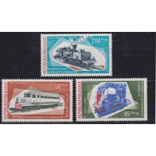 F-EX63408 MADAGASCAR MNH 1974 RAILWAYS TRAIN LOCOMOTIVE RAILROAD FERROCARRIL.