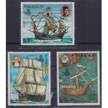 F-EX64464 PARAGUAY MNH 1986 BARCO DE DESCUBRIMIENTO COLUMBUS MARCO POLO PINZON COOK.