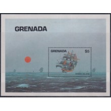F-EX64480 GRENADA 1984 MNH DISCOVERY AMERICA SHIP BARCOS SPANISH GALEON.